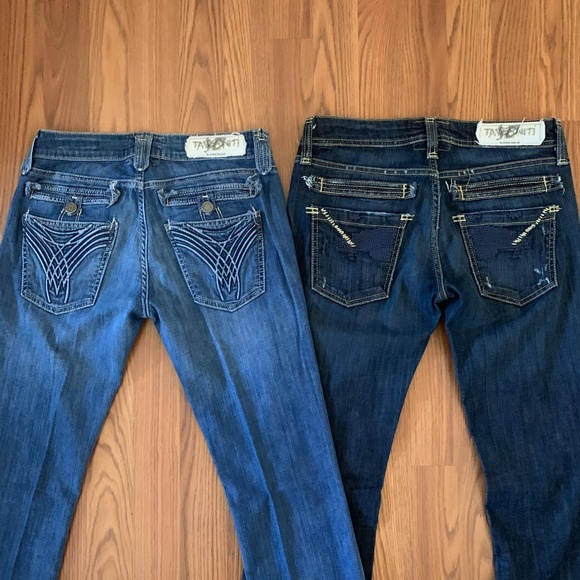 2 Pairs of Jimmy Taverniti Straight Leg Denim Jean - Picture 2 of 6